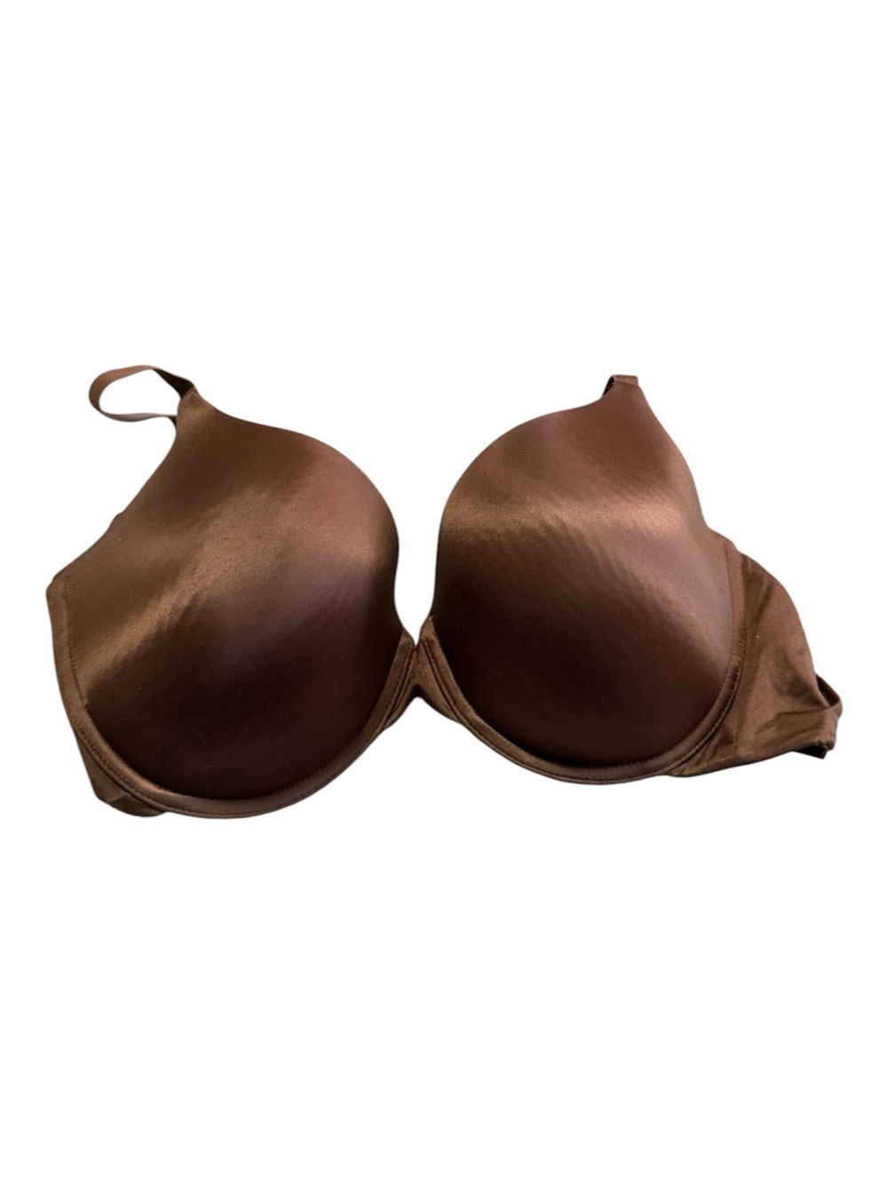 Victoria's Secret Uplift Semi Demi Smooth T-Shirt Bra Chocolate Brown Size 38D
